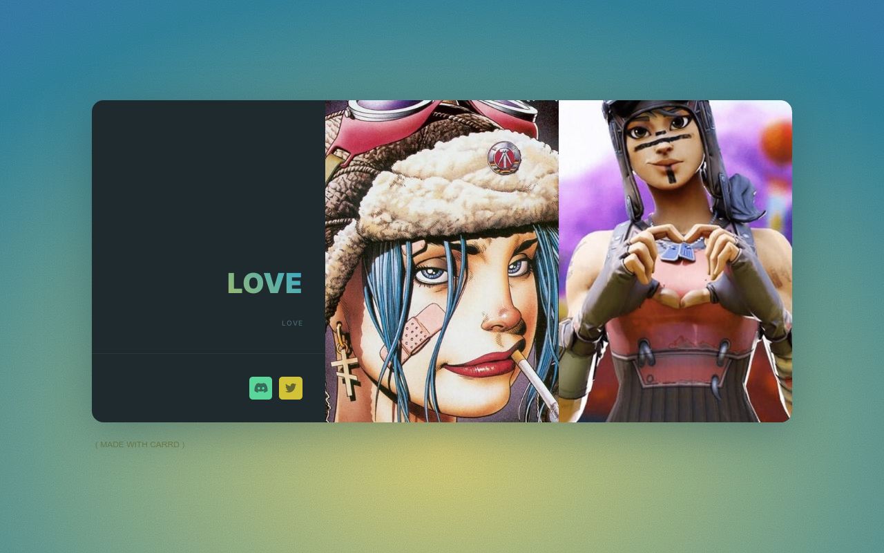Carrd profile picture for @fortuneteller